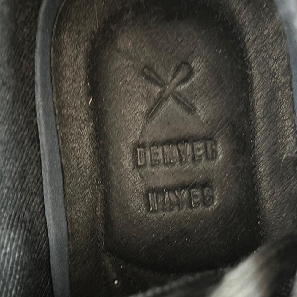 Men's Black Leather Shoes - Picture 2 of 8